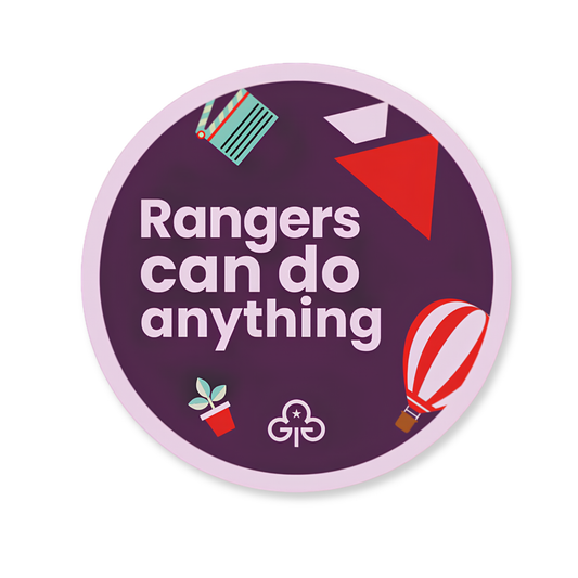 Rangers can do anything woven badge
