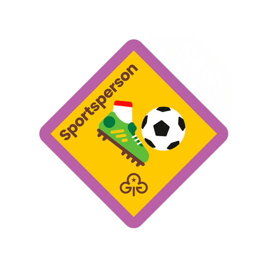 Brownies Sportsperson woven badge
