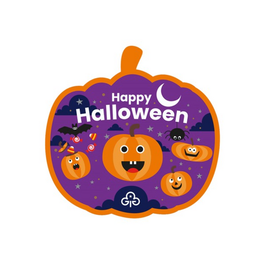 Happy Halloween woven badge