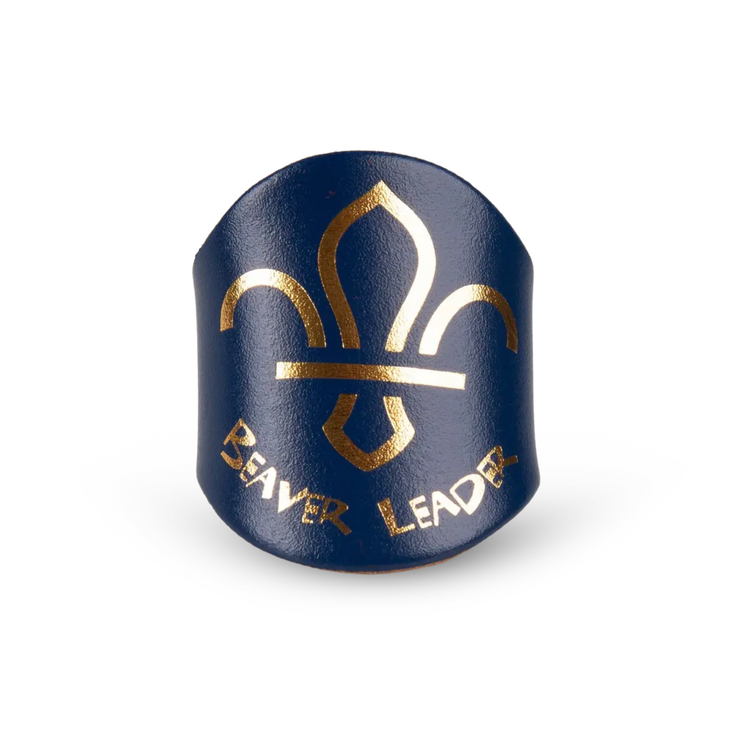 Beaver Scouts Leader Leather Woggle