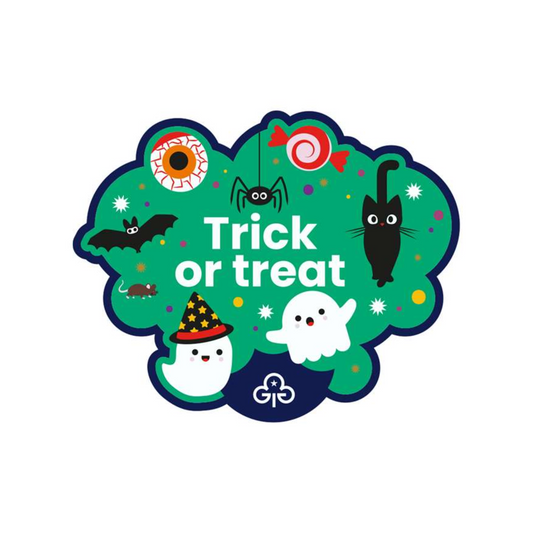 Trick or Treat woven badge
