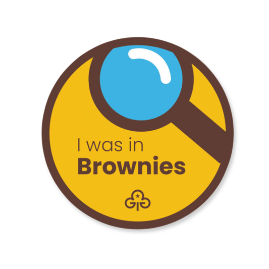 I was in Brownies woven badge