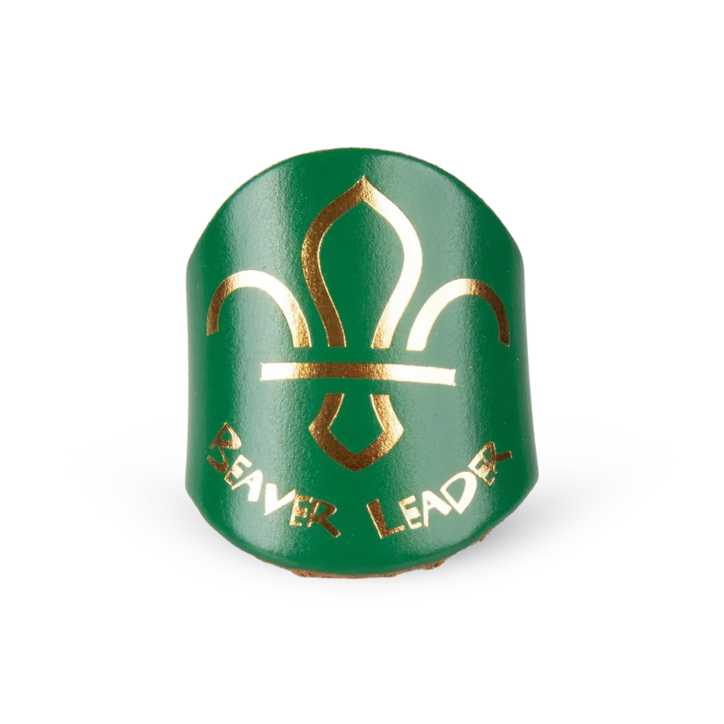 Beaver Scouts Leader Leather Woggle