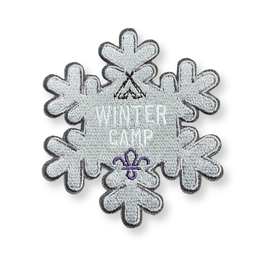 Winter Camp Badge - Embroidered