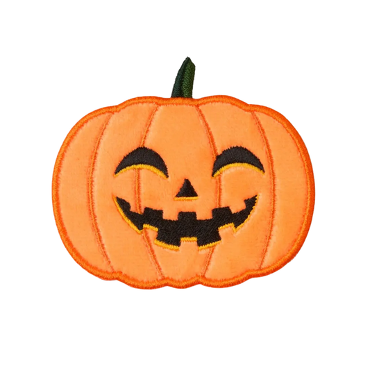 Pick of the Patch Fluffy Pumpkin Blanket Badge