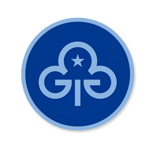 Guides trefoil woven badge