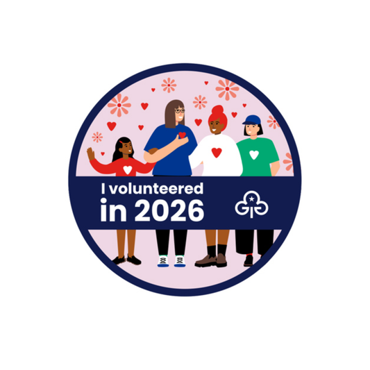 I Volunteered in 2026 - woven badge