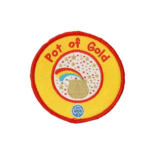 Pots of Gold woven badges (5 Pack)