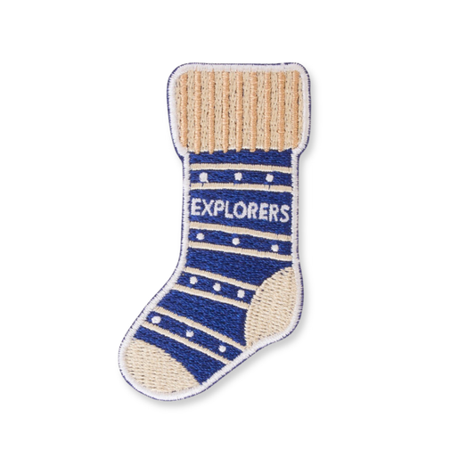 Explorers Christmas Stocking Blanket Badge