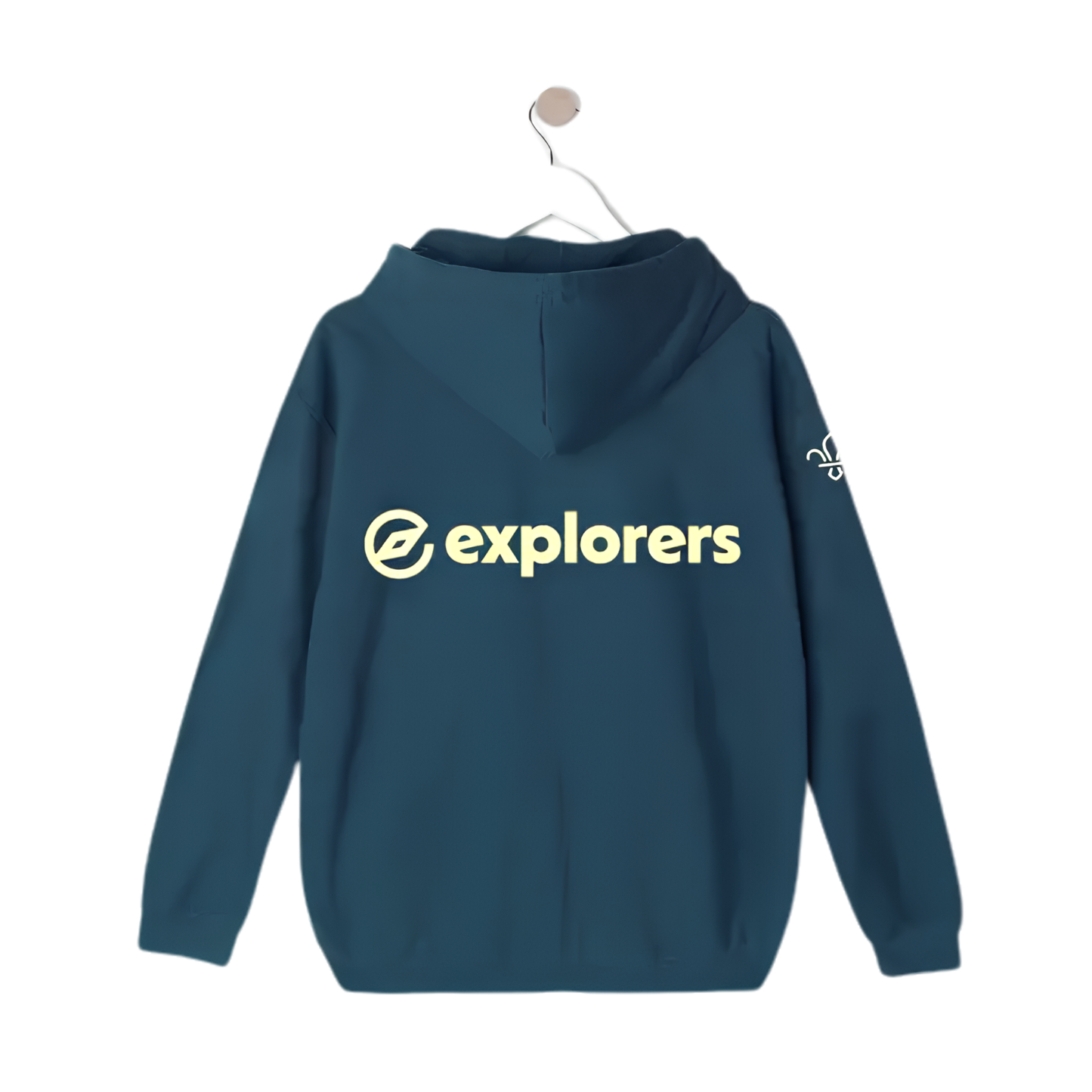 Personalised Explorers Hoodie (M) - Mid Blue