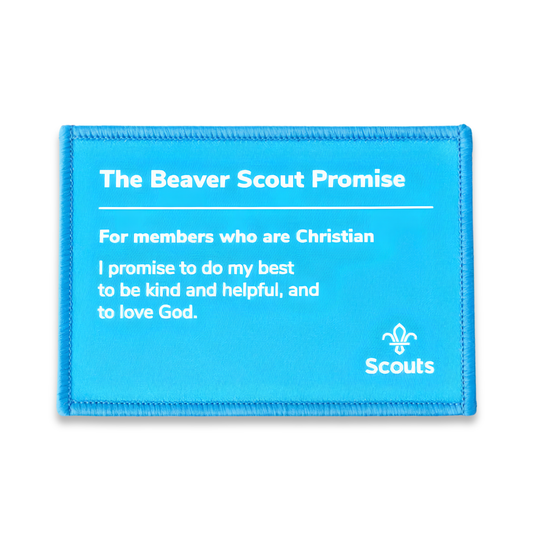 Beavers Promise Blanket Badge - atheist or those of no faith