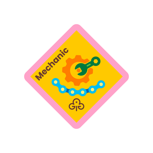 Brownies Mechanic woven badge