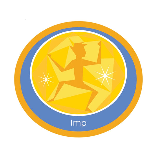 Imp emblem - woven