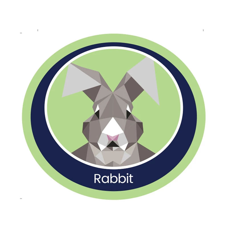 Rabbit emblem - woven – The Scout And Guide Shop