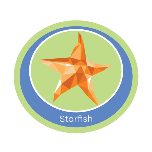 Starfish emblem - woven