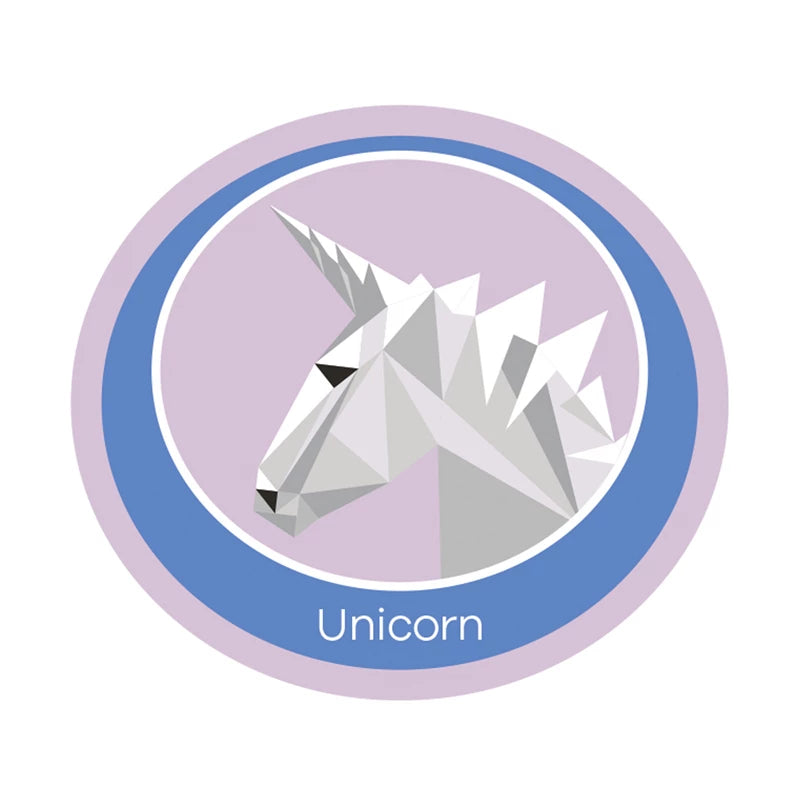 Unicorn emblem - woven