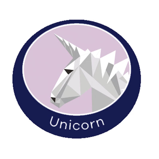 Unicorn emblem - metal