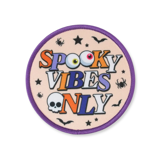 Spooky Vibes Only Halloween Blanket Badge
