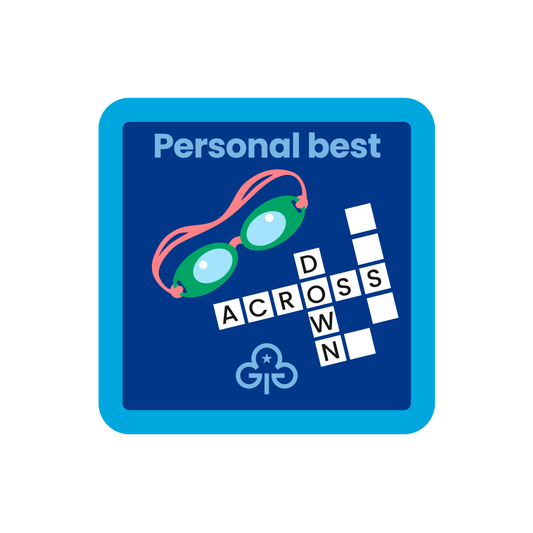 Guides Personal Best woven badge