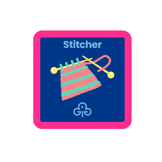 Guides Stitcher woven badge