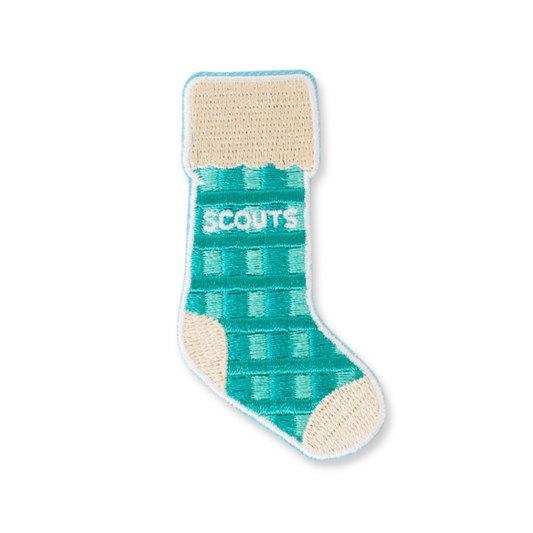 Scouts Christmas Stocking Blanket Badge