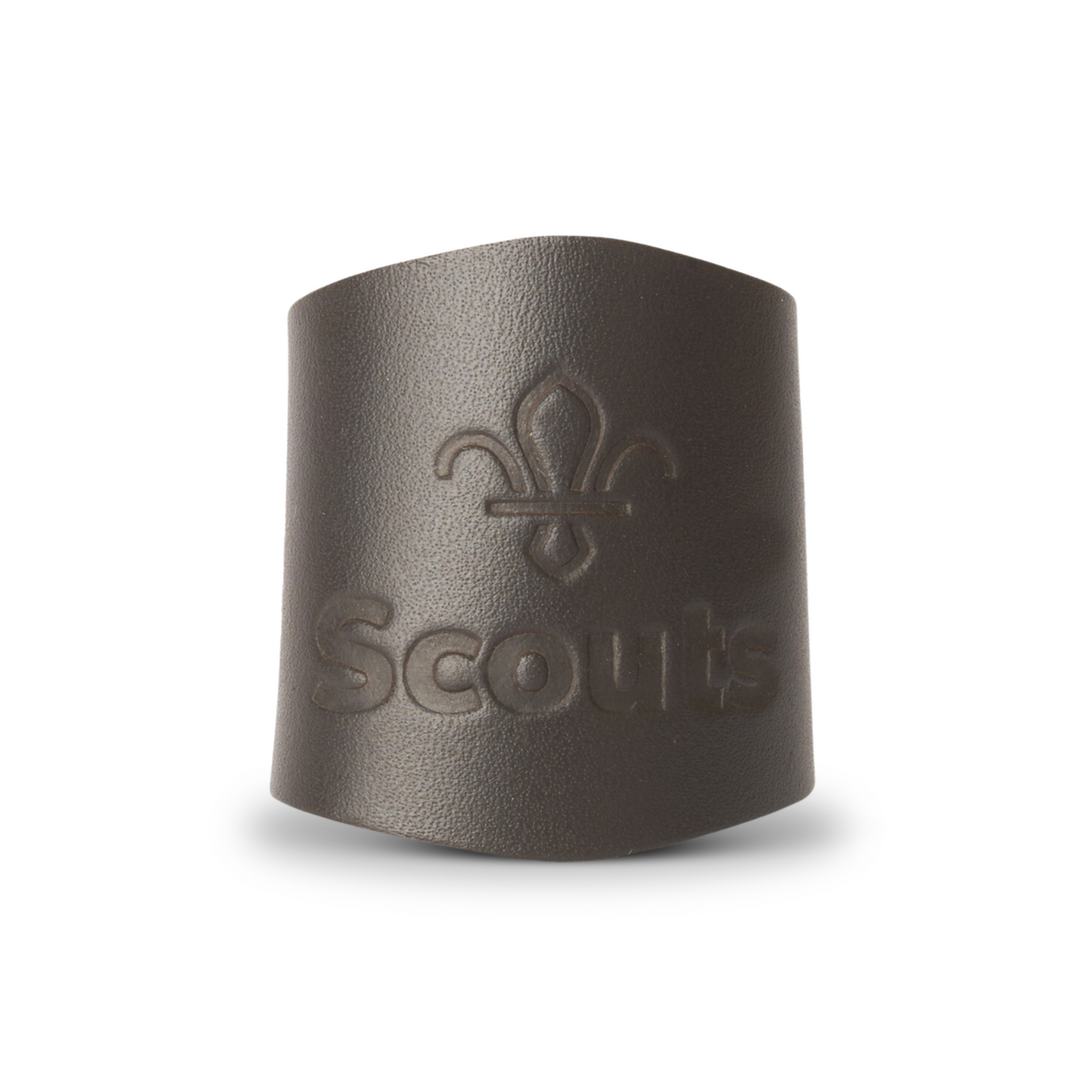 Scouts Plain Embossed Leather Woggle