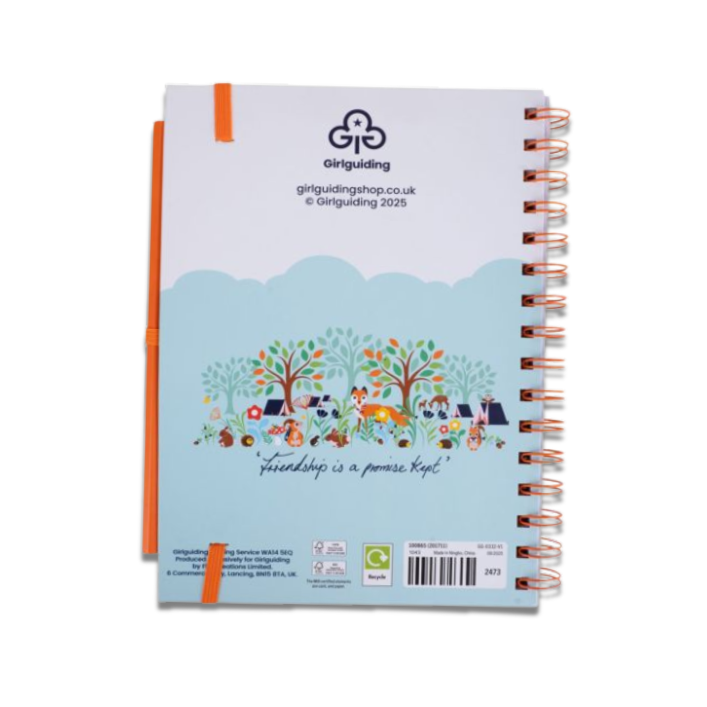 Squirrel notepad and pencil set