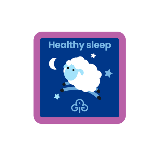 Guides Healthy Sleep woven badge