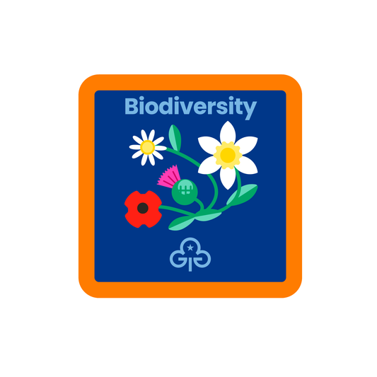 Guides Biodiversity woven badge