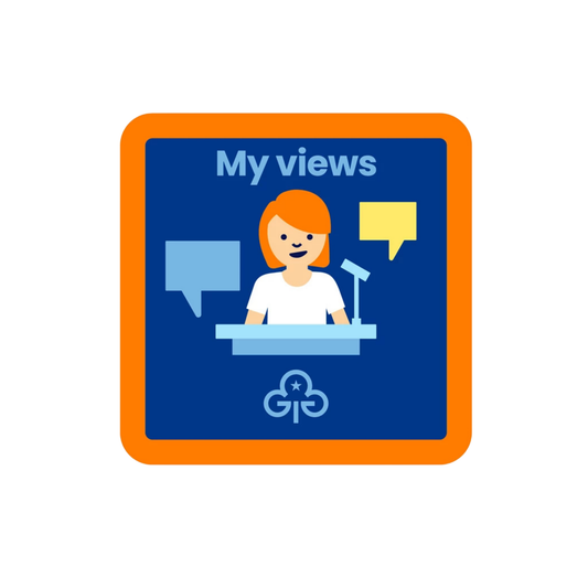 Guides My Views woven badge