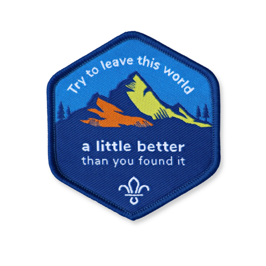 Try to leave this world a little better than you found it - Blanket Badge
