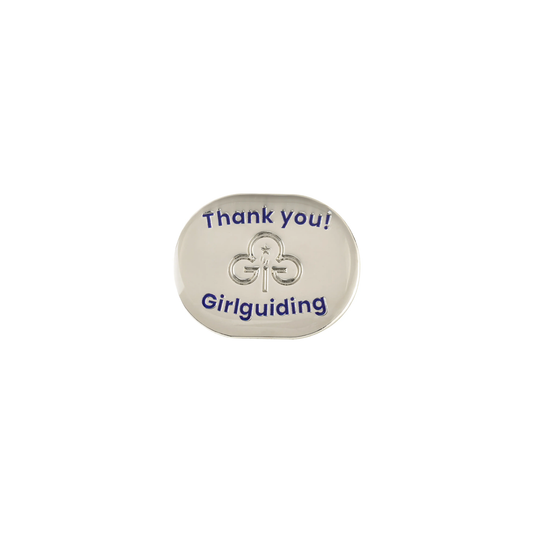 Thank you metal badge