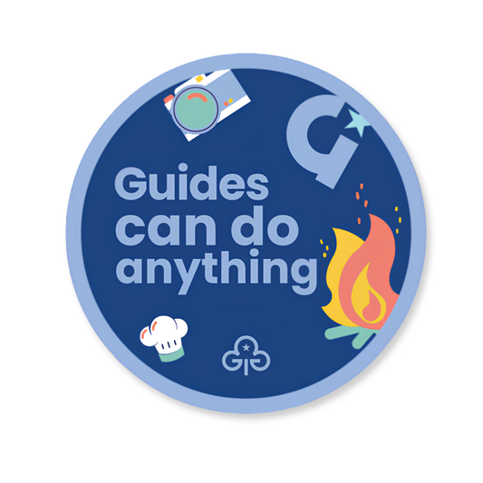 Guides can do anything woven badge