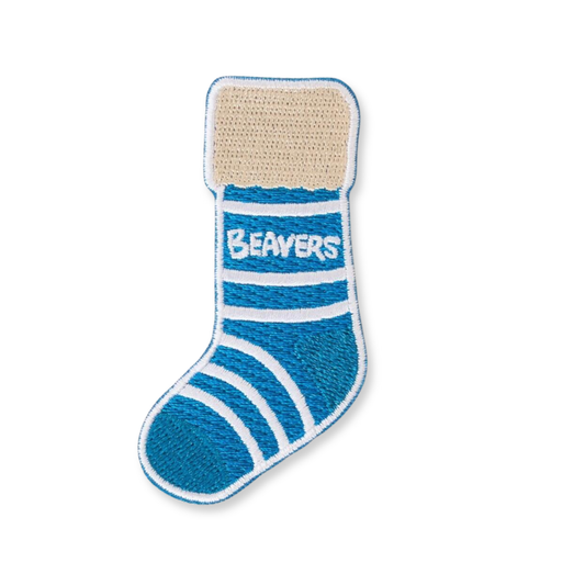 Beavers Christmas Stocking Blanket Badge