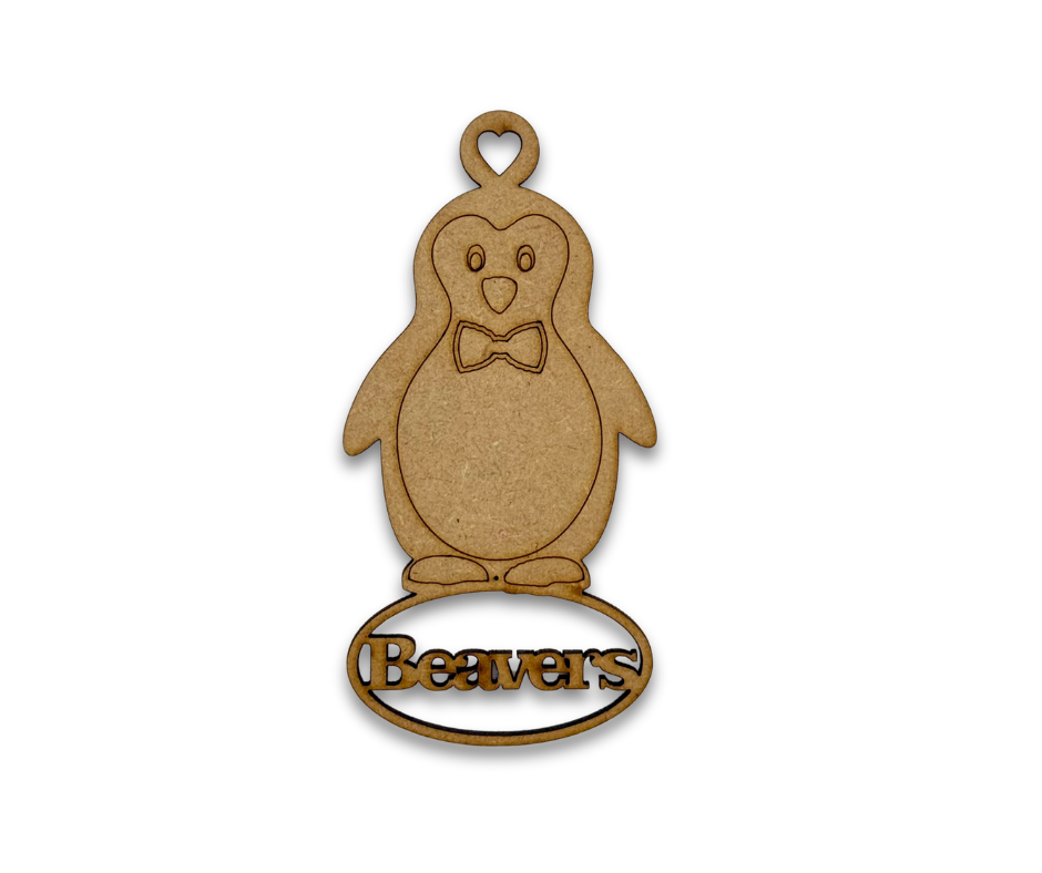 Beavers Penguin Bauble - decorate your own