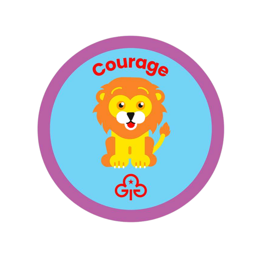 Rainbows Courage woven badge