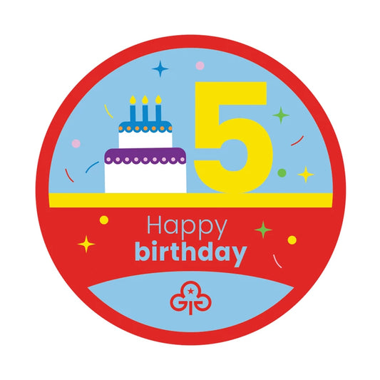 Happy 5th Birthday - Fun Badges