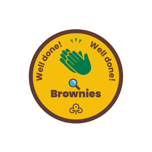 Well Done Brownies Woven Badge