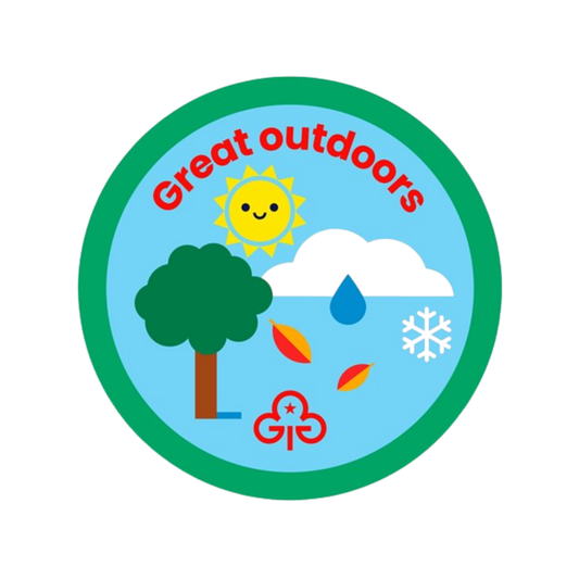 Rainbows Great Outdoors woven badge