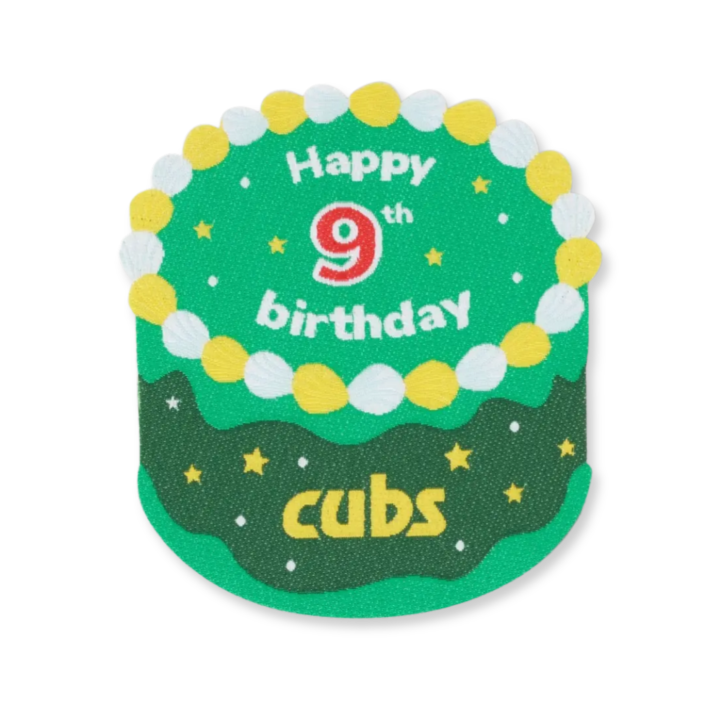 Cubs Happy 9th Birthday Blanket Badge
