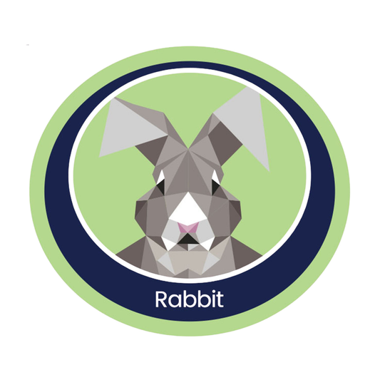 Rabbit Emblem - Woven