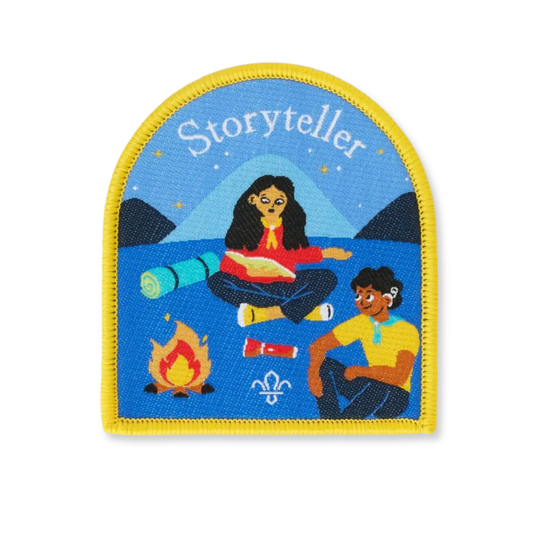 Campfire Storyteller Blanket Badge