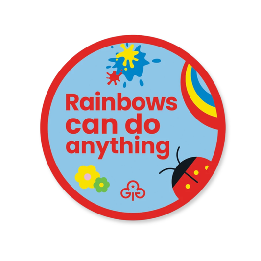 Rainbows Can Do Anything Woven Badge