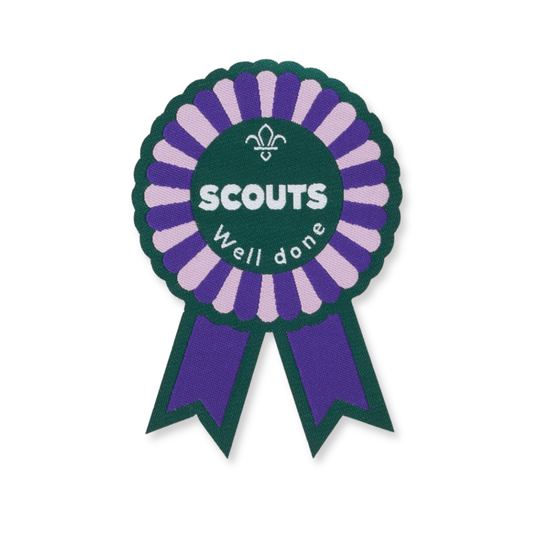 Scouts Well Done Blanket Badge