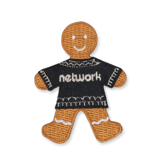 Network Gingerbread Blanket Badge