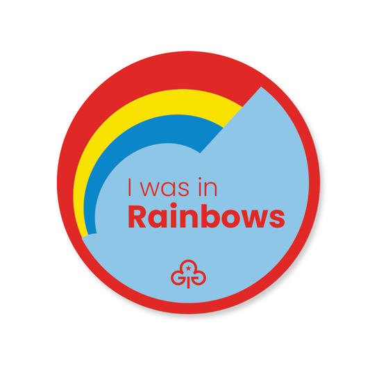 I was in Rainbows woven badge