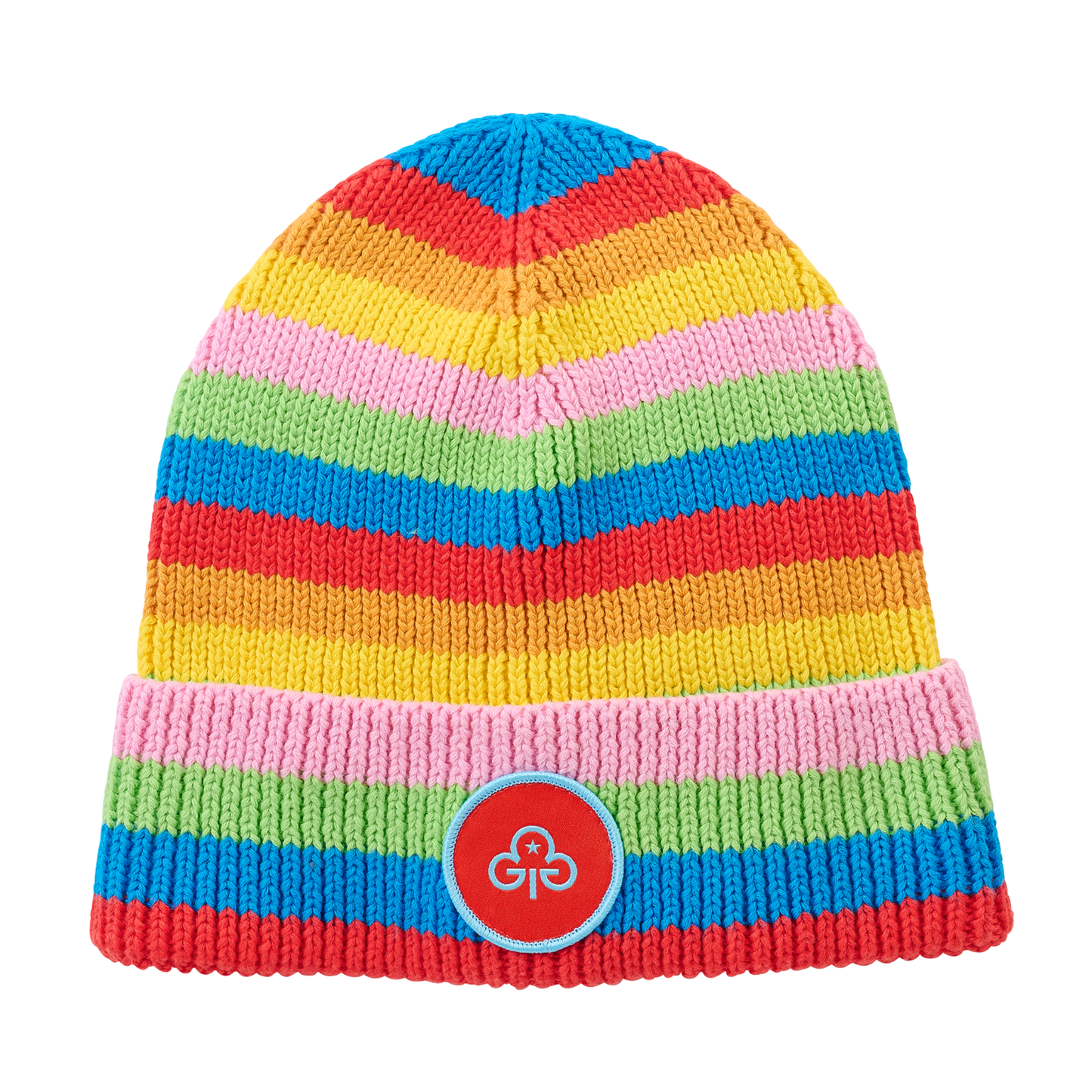 Rainbows Striped Beanie - One size