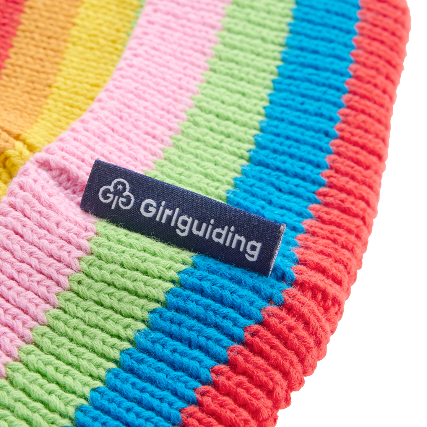 Rainbows Striped Beanie - One size