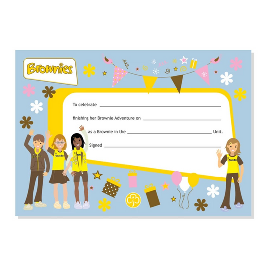 Brownies Leaving Certificate