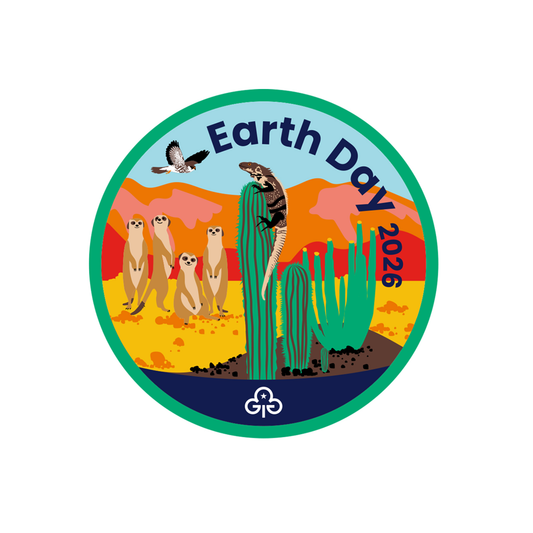 Earth day 2026 woven badge